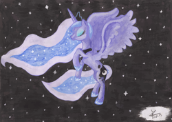 Size: 1920x1362 | Tagged: safe, artist:bronyhands, imported from derpibooru, princess luna, female, solo