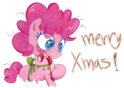 Size: 2800x2000 | Tagged: safe, artist:patchnpaw, imported from derpibooru, pinkie pie, candy, candy cane, christmas, female, food, solo