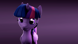 Size: 1920x1080 | Tagged: safe, artist:cinemaofthenight, imported from derpibooru, twilight sparkle, alicorn, pony, 3d, female, mare, simple background, solo, source filmmaker, twilight sparkle (alicorn)