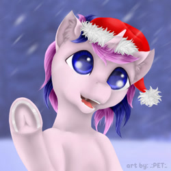 Size: 600x600 | Tagged: safe, artist:pet (eclipstar), imported from derpibooru, oc, oc only, oc:souldream, christmas