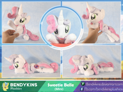 Size: 1024x768 | Tagged: safe, artist:bendykins, imported from derpibooru, sweetie belle, cute, diasweetes, irl, photo, plushie