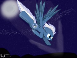 Size: 2592x1936 | Tagged: safe, artist:mlp-whirl-wind, imported from derpibooru, night glider, backwards cutie mark, female, solo