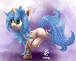 Size: 1500x1200 | Tagged: safe, artist:spacechickennerd, imported from derpibooru, oc, oc only, oc:lilith blossom, amputee, prosthetic limb, solo