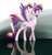 Size: 4156x4288 | Tagged: safe, artist:plotcore, imported from derpibooru, princess cadance, absurd resolution, alternate hairstyle, female, ponytail, reflection, solo, spread wings, tail wrap