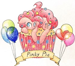 Size: 1024x894 | Tagged: safe, artist:yukimaki, imported from derpibooru, pinkie pie, female, misspelling, solo