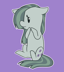 Size: 1200x1359 | Tagged: safe, artist:estrill, imported from derpibooru, marble pie, earth pony, pony, chibi, female, sitting, solo