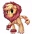 Size: 1024x1105 | Tagged: safe, artist:heu-hey, imported from derpibooru, applejack, pony, scare master, applelion, clothes, female, grin, simple background, solo