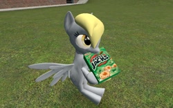 Size: 1024x640 | Tagged: safe, artist:sandwich, imported from derpibooru, derpy hooves, pegasus, pony, 3d, apple jacks, cereal, eating, female, food, gmod, mare, solo