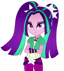 Size: 3600x4000 | Tagged: safe, artist:emera33, imported from derpibooru, aria blaze, equestria girls, rainbow rocks, crossed arms, female, simple background, solo, transparent background