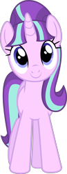 Size: 3891x10001 | Tagged: safe, artist:geometrymathalgebra, imported from derpibooru, starlight glimmer, pony, unicorn, the cutie re-mark, absurd resolution, breaking the fourth wall, c:, cute, female, glimmerbetes, head tilt, looking at you, mare, s5 starlight, simple background, smiling, solo, transparent background, vector, when she smiles