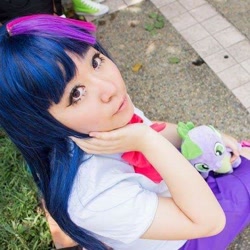 Size: 520x520 | Tagged: safe, imported from derpibooru, twilight sparkle, human, equestria girls, clothes, cosplay, costume, irl, irl human, photo