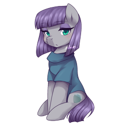 Size: 1000x1000 | Tagged: safe, artist:yanyao, imported from derpibooru, maud pie, female, pixiv, simple background, solo, transparent background