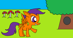 Size: 1200x629 | Tagged: safe, artist:killerbug2357, imported from derpibooru, scootaloo, 1000 hours in ms paint, female, ms paint, solo, wrong cutie mark