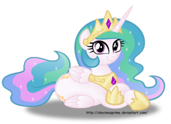 Size: 1024x742 | Tagged: safe, artist:aleximusprime, imported from derpibooru, princess celestia, pony, female, mare, simple background, smiling, solo, transparent background