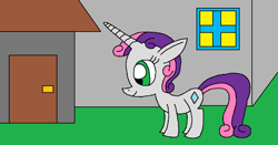 Size: 1205x631 | Tagged: safe, artist:killerbug2357, imported from derpibooru, sweetie belle, 1000 hours in ms paint, female, ms paint, solo, wrong cutie mark