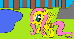 Size: 1204x630 | Tagged: safe, artist:killerbug2357, imported from derpibooru, fluttershy, 1000 hours in ms paint, female, ms paint, solo