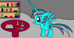 Size: 1206x634 | Tagged: safe, artist:killerbug2357, imported from derpibooru, oc, oc only, oc:angelica, alicorn, pony, 1000 hours in ms paint, alicorn oc, ms paint, solo