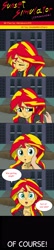 Size: 1027x4794 | Tagged: safe, artist:doublewbrothers, edit, imported from derpibooru, sunset shimmer, equestria girls, baneposting, comic, crying, speech bubble