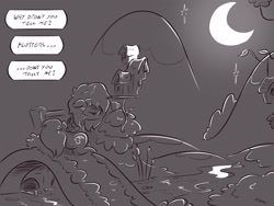 Size: 4000x3000 | Tagged: safe, artist:dilarus, deleted from derpibooru, imported from derpibooru, rainbow dash, comic:the best of intentions, comic, fluttershy's cottage, grayscale, monochrome, solo