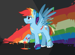 Size: 2906x2160 | Tagged: safe, artist:peachy-pudding, imported from derpibooru, rainbow dash, rainbow blitz, rule 63, solo