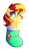 Size: 1028x1762 | Tagged: safe, artist:drawntildawn, imported from derpibooru, sunset shimmer, pony, unicorn, christmas, christmas stocking, colored pupils, cute, female, shimmerbetes, solo