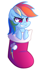 Size: 1041x1700 | Tagged: safe, artist:drawntildawn, imported from derpibooru, rainbow dash, christmas, christmas stocking, cute, dashabetes, female, solo