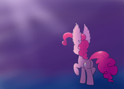 Size: 1400x1000 | Tagged: safe, artist:heir-of-rick, imported from derpibooru, pinkie pie, butt, ear fluff, female, impossibly large ears, plot, solo