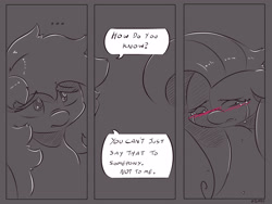 Size: 4000x3000 | Tagged: safe, artist:dilarus, deleted from derpibooru, imported from derpibooru, fluttershy, rainbow dash, comic:the best of intentions, comic, female, flutterdash, grayscale, lesbian, monochrome, romance, shipping