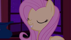 Size: 1280x720 | Tagged: safe, imported from derpibooru, screencap, fluttershy, female, hush now quiet now, solo, youtube link