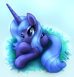 Size: 1000x1050 | Tagged: safe, artist:joakaha, imported from derpibooru, princess luna, pony, female, s1 luna, solo