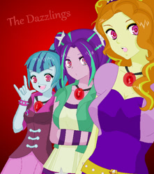 Size: 546x619 | Tagged: safe, artist:rarity-pie, imported from derpibooru, adagio dazzle, aria blaze, sonata dusk, equestria girls, the dazzlings