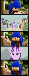 Size: 521x1345 | Tagged: artist needed, source needed, safe, imported from derpibooru, starlight glimmer, the cutie map, comic, contagious face, crossover, sonic boom, sonic the hedgehog, sonic the hedgehog (series)