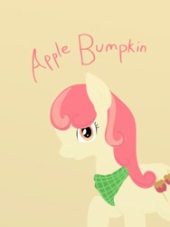 Size: 768x1024 | Tagged: safe, artist:lazerhound, imported from derpibooru, apple bumpkin, apple family member, solo