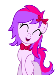 Size: 1536x2048 | Tagged: safe, artist:birdivizer, imported from derpibooru, oc, oc only, oc:silent song, excited, happy, ponysona, simple background, smiling, solo, transparent background, vector