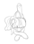 Size: 1500x2000 | Tagged: safe, artist:klemm, imported from derpibooru, blossomforth, backbend, chest stand, contortionist, female, flexible, monochrome, solo, underhoof