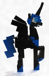 Size: 770x1200 | Tagged: safe, artist:scootabyte, imported from derpibooru, nightmare moon, female, lego, photo, solo