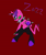 Size: 5000x6000 | Tagged: safe, artist:artsygum, artist:reneesdetermination, imported from derpibooru, original species, pony, absurd resolution, bipedal, mohawk, ponified, solo, sonic lost world, sonic the hedgehog (series), spiked wristband, zazz