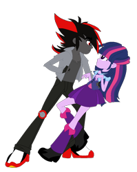 Size: 757x953 | Tagged: safe, artist:afrina1, artist:pdorothynics, imported from derpibooru, twilight sparkle, equestria girls, crossover, crossover shipping, equestria girls-ified, female, holding, male, shadow the hedgehog, shadtwi, shipping, sonic the hedgehog (series), straight, twilight sparkle (alicorn)