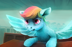 Size: 3712x2435 | Tagged: safe, artist:sharpieboss, imported from derpibooru, rainbow dash, female, solo