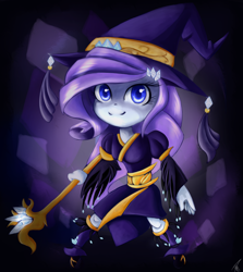 Size: 2500x2800 | Tagged: safe, artist:goosebumps-fan57, imported from derpibooru, rarity, equestria girls, female, humanized, mage, solo, witch