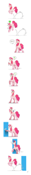Size: 800x4488 | Tagged: safe, artist:longmuzzlepony, imported from derpibooru, pinkie pie, earth pony, pony, comic, female, fourth wall, mare, simple background, solo, white background