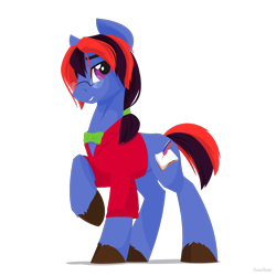 Size: 1280x1280 | Tagged: safe, artist:hoverrover, imported from derpibooru, oc, oc only, oc:almanac, earth pony, pony, bowtie, clothes, colored hooves, cutie mark, glasses, hoof fluff, hooves, lineless, male, raised hoof, simple background, solo, stallion, teeth, transparent background