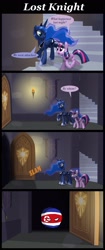 Size: 1450x3460 | Tagged: safe, artist:evil-dec0y, edit, imported from derpibooru, princess luna, twilight sparkle, alicorn, pony, exploitable meme, female, mare, meme, north korea, polandball, twilight sparkle (alicorn)