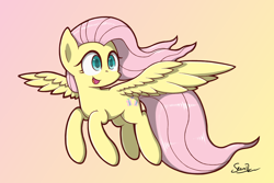 Size: 3000x2000 | Tagged: safe, artist:sheandog, imported from derpibooru, part of a set, fluttershy, female, flying, solo