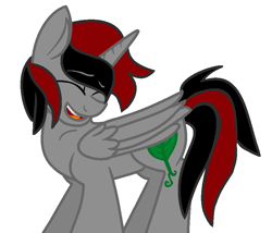 Size: 828x708 | Tagged: safe, imported from derpibooru, oc, oc only, another one bites the dust!, eclipcia darkmoon, hey!, present