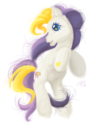 Size: 1036x1428 | Tagged: safe, artist:prettywitchdoremi, imported from derpibooru, puzzlemint, female, g3, solo