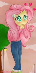 Size: 1000x2000 | Tagged: safe, artist:vixelzf, imported from derpibooru, fluttershy, equestria girls, alternate clothes, alternate costumes, cute, female, heart eyes, shyabetes, solo, wingding eyes