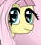 Size: 621x681 | Tagged: safe, artist:blue-shadow, imported from derpibooru, fluttershy, female, paint tool sai, portrait, smiling, solo