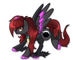 Size: 3000x2500 | Tagged: safe, artist:je-lly, imported from derpibooru, oc, oc only, oc:zanon, pegasus, pony, solo, unshorn fetlocks