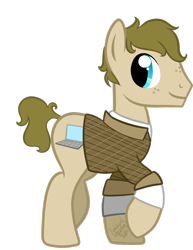 Size: 1024x1326 | Tagged: safe, artist:miles-upshur, imported from derpibooru, outlast, outlast: whistleblower, ponified, waylon park